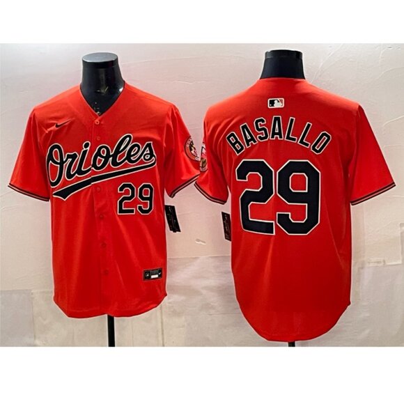 Mens/Youths Select Samuel Basallo Orange Stitched Jersey